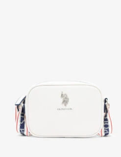 U.S. Polo Assn. CLASSIC ZIP CROSSBODY BAG -Modern Wear Shop 27A228AA WHIT 11274
