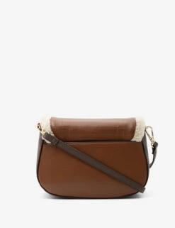 U.S. Polo Assn. SHERPA DIAMOND CROSSBODY BAG -Modern Wear Shop 27A233AA COGN 11200