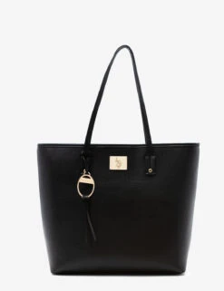 U.S. Polo Assn. CLASSIC SOLID TOTE -Modern Wear Shop 27A236AA BLCK 11001