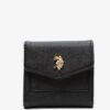 U.S. Polo Assn. SOLID SMALL FLAP WALLET -Modern Wear Shop 27A241AA BLCK 11498