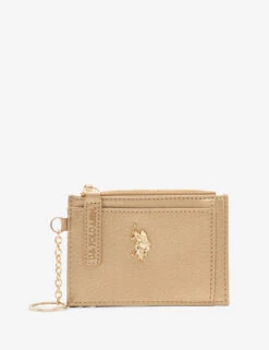 U.S. Polo Assn. METALLIC CARD CASE 10 U.S. Polo Assn. METALLIC CARD CASE -Modern Wear Shop 27A242AA GOLD 11549