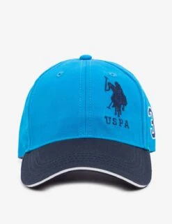 U.S. Polo Assn. BOYS TWILL COLORBLOCK BIG SIDE LOGO HAT 8 U.S. Polo Assn. BOYS TWILL COLORBLOCK BIG SIDE LOGO HAT -Modern Wear Shop 27A261AA FRBL 5127