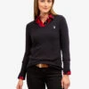 U.S. Polo Assn. SOFT TOUCH V-NECK SWEATER -Modern Wear Shop 321025C1D BLCK 64247