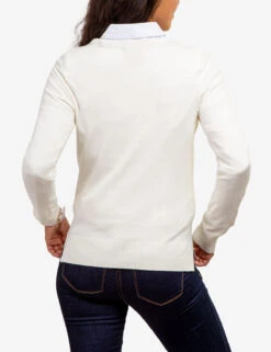 U.S. Polo Assn. SOFT TOUCH V-NECK SWEATER -Modern Wear Shop 321025C1D VLPR 62322