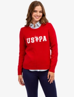 U.S. Polo Assn. USPA LOGO CREW NECK SWEATER 22 U.S. Polo Assn. USPA LOGO CREW NECK SWEATER -Modern Wear Shop 321031C1B ERED 64473