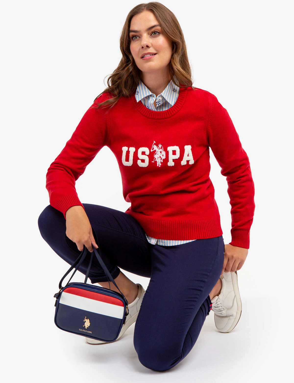 U.S. Polo Assn. USPA LOGO CREW NECK SWEATER 9 U.S. Polo Assn. USPA LOGO CREW NECK SWEATER - Image 7