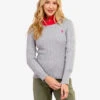 U.S. Polo Assn. TIPPED SOFT CABLE CREW NECK SWEATER -Modern Wear Shop 321043C1D HGTY 62809