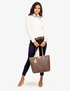 U.S. Polo Assn. TIPPED SOFT CABLE CREW NECK SWEATER -Modern Wear Shop 321043C1D VLPR 62411