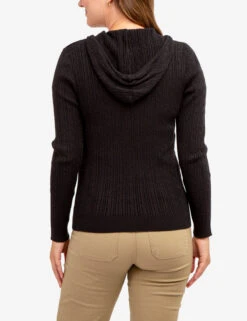 U.S. Polo Assn. SOFT CABLE ZIP UP SWEATER WITH HOOD 27 U.S. Polo Assn. SOFT CABLE ZIP UP SWEATER WITH HOOD -Modern Wear Shop 321044C1D BLCK 64131