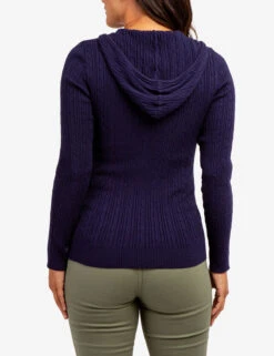 U.S. Polo Assn. SOFT CABLE ZIP UP SWEATER WITH HOOD 35 U.S. Polo Assn. SOFT CABLE ZIP UP SWEATER WITH HOOD -Modern Wear Shop 321044C1D EVBL 64141