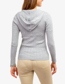 U.S. Polo Assn. SOFT CABLE ZIP UP SWEATER WITH HOOD 38 U.S. Polo Assn. SOFT CABLE ZIP UP SWEATER WITH HOOD -Modern Wear Shop 321044C1D HGTY 64012