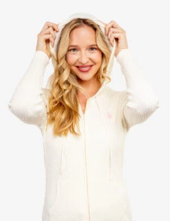 U.S. Polo Assn. SOFT CABLE ZIP UP SWEATER WITH HOOD 31 U.S. Polo Assn. SOFT CABLE ZIP UP SWEATER WITH HOOD -Modern Wear Shop 321044C1D VLPR 62889