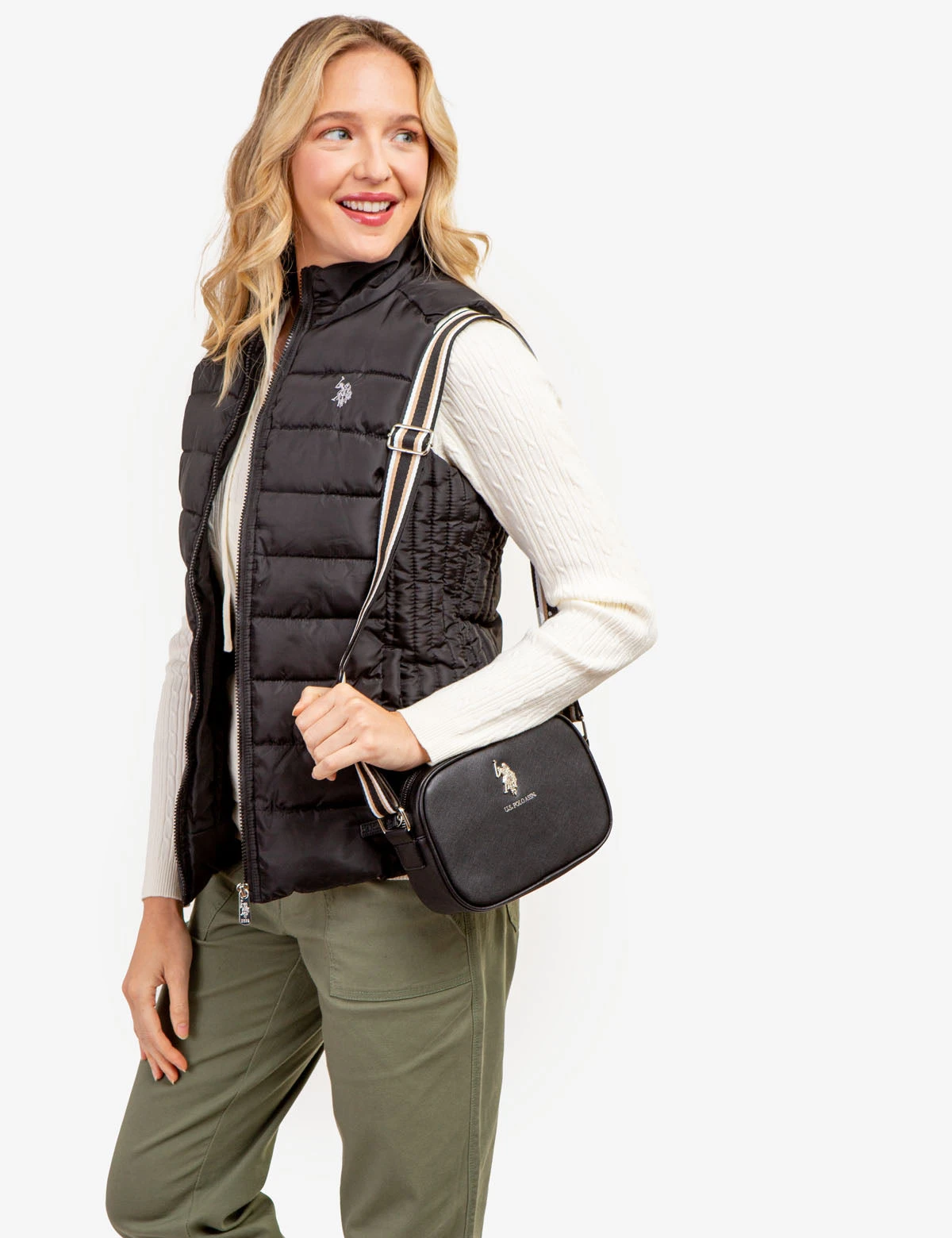 U.S. Polo Assn. SOFT CABLE ZIP UP SWEATER WITH HOOD 12 U.S. Polo Assn. SOFT CABLE ZIP UP SWEATER WITH HOOD - Image 10