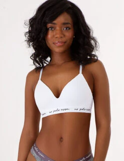 U.S. Polo Assn. 2PK WIRE FREE CLASP BACK BRAS WITH ADJUSTABLE STRAPS -Modern Wear Shop 5PKHC1061 77452