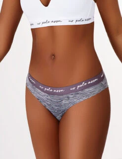 U.S. Polo Assn. 5PK MICROFIBER HI-CUT BIKINIS -Modern Wear Shop 5PKHC1061 77465