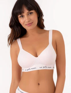 U.S. Polo Assn. 3PK MOLDED CUP CLOSED BACK BRAS WITH ADJUSTABLE STRAPS -Modern Wear Shop 5PKT182 77478