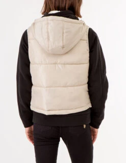 U.S. Polo Assn. HOODED CROPPED VEST -Modern Wear Shop 621021PT WTPL 72502