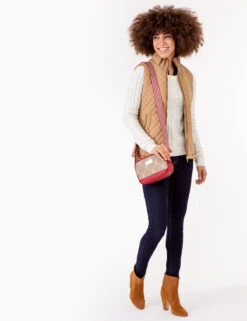 U.S. Polo Assn. CLASSIC SIGNATURE PRINT CROSSBODY BAG -Modern Wear Shop 621022PP HNEY 72549 aff1f39f 00cd 42e1 88d4 2be1c21239e1