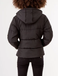U.S. Polo Assn. HOODED PUFFER JACKET -Modern Wear Shop 621027PP BLCK 72664