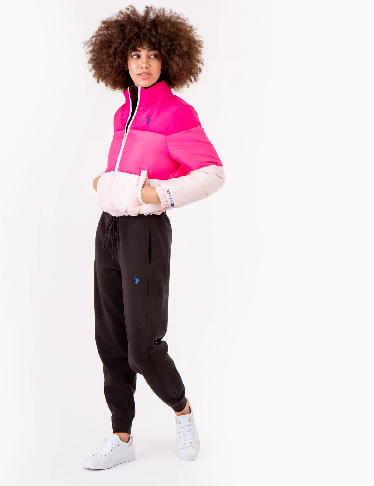 U.S. Polo Assn. CROPPED COLORBLOCK PUFFER JACKET 15 U.S. Polo Assn. CROPPED COLORBLOCK PUFFER JACKET - Image 13