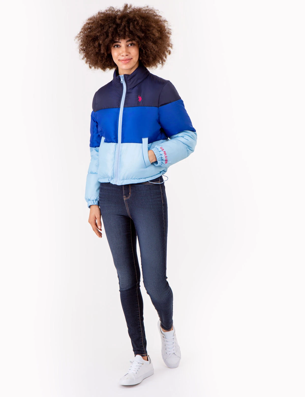 U.S. Polo Assn. CROPPED COLORBLOCK PUFFER JACKET 5 U.S. Polo Assn. CROPPED COLORBLOCK PUFFER JACKET - Image 3