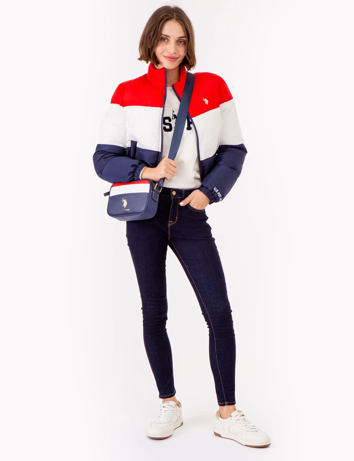 U.S. Polo Assn. CROPPED COLORBLOCK PUFFER JACKET 8 U.S. Polo Assn. CROPPED COLORBLOCK PUFFER JACKET - Image 6