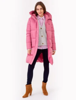 U.S. Polo Assn. MAXI SNORKEL HOODED PUFFER JACKET -Modern Wear Shop 621030PP OXFO 72378