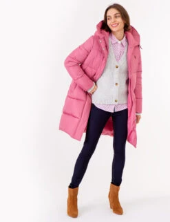 U.S. Polo Assn. MAXI SNORKEL HOODED PUFFER JACKET -Modern Wear Shop 621030PP OXFO 72380