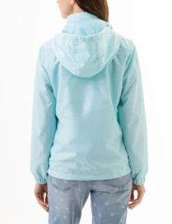 U.S. Polo Assn. HOODED QUARTER ZIP WINDBREAKER -Modern Wear Shop 621059PT BLUESAIL 6474