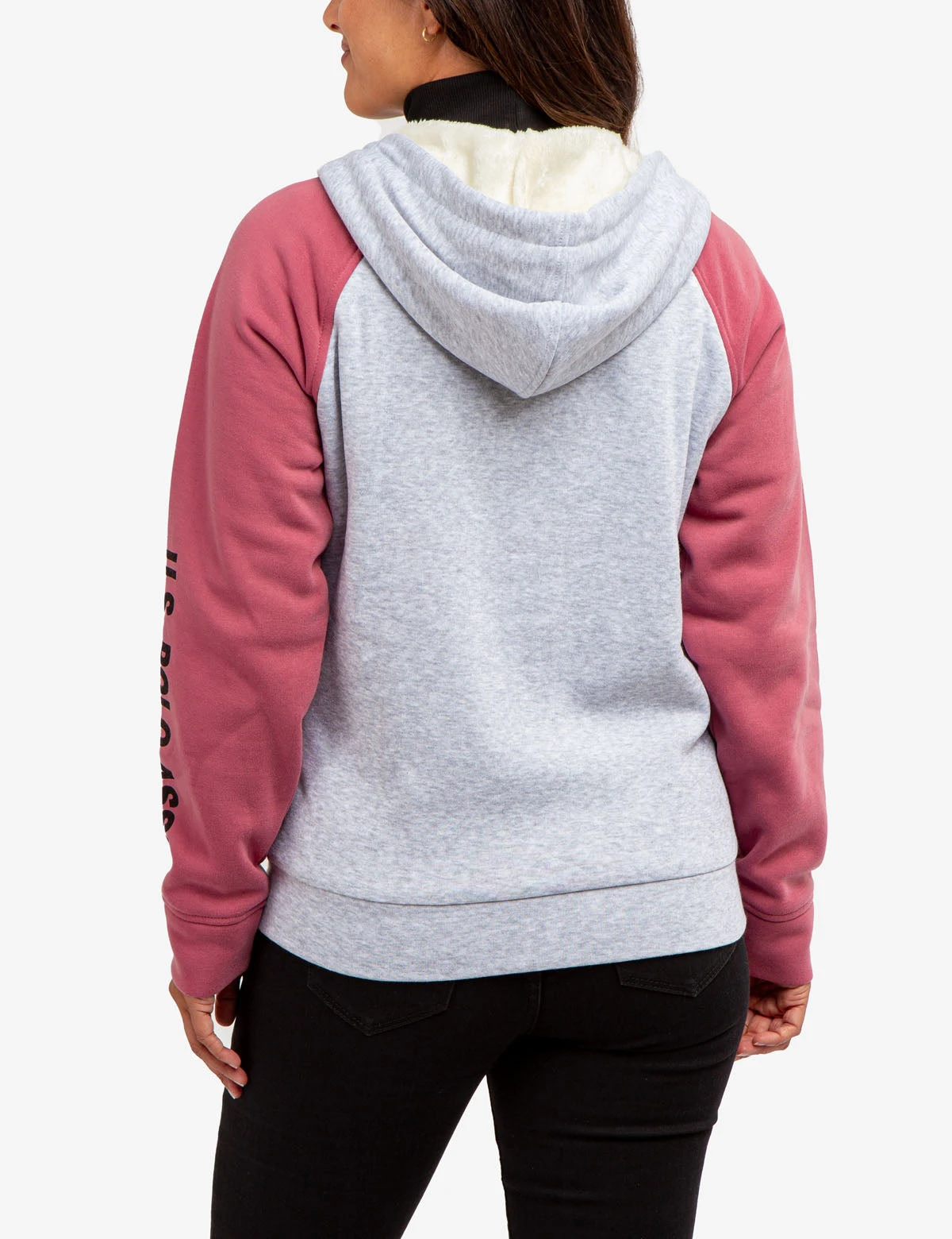 U.S. Polo Assn. RAGLAN COLORBLOCK SHERPA HOODIE 6 U.S. Polo Assn. RAGLAN COLORBLOCK SHERPA HOODIE - Image 4
