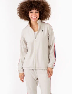 U.S. Polo Assn. STRETCH WOVEN SIDE TAPE TRACK JACKET