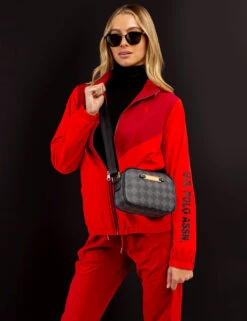 U.S. Polo Assn. STRETCH WOVEN TRACK JACKET