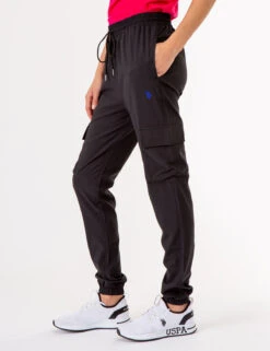 U.S. Polo Assn. STRETCH WOVEN CARGO JOGGERS -Modern Wear Shop 623016S5 BLCK 72811