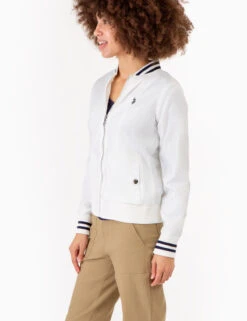 U.S. Polo Assn. SOLID BOMBER JACKET -Modern Wear Shop 629575PT FSWH 72877