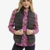 U.S. Polo Assn. COZY FUR LINED VEST -Modern Wear Shop 629598PP BLCK 15272