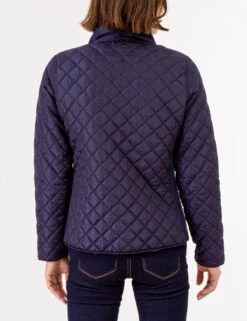 U.S. Polo Assn. QUILTED SIDE KNIT MOTO JACKET -Modern Wear Shop 629599PT EVBL 72604