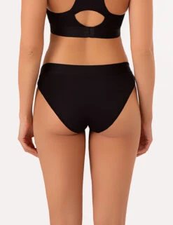 U.S. Polo Assn. 5PK COTTON HI-CUT BIKINIS -Modern Wear Shop BLACK 77508