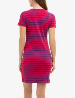 U.S. Polo Assn. HORIZONTAL STRIPE SHORT SLEEVE DRESS -Modern Wear Shop ECOM 2159067E ELFU 9873