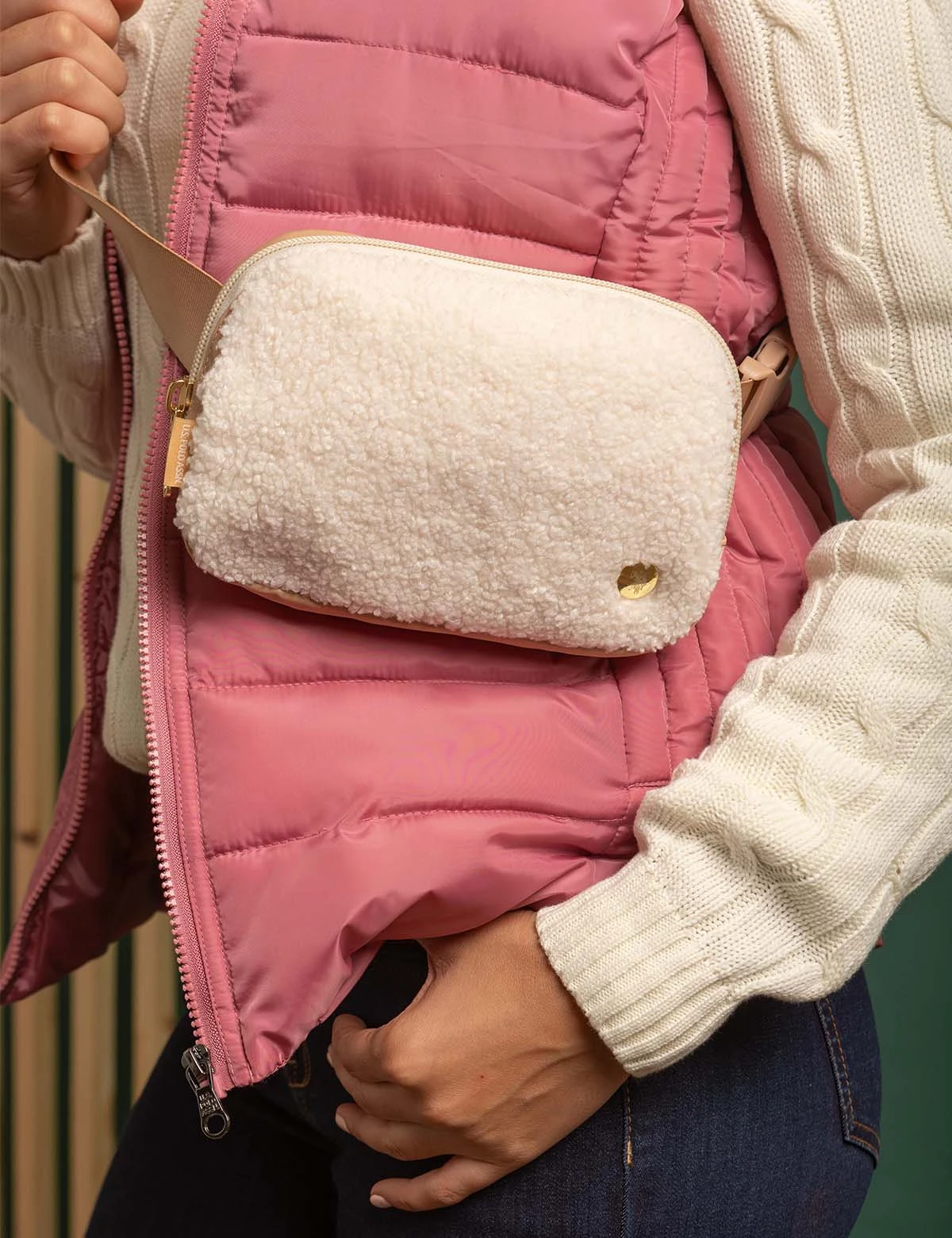 U.S. Polo Assn. CLASSIC ZIP SHERPA BELT BAG 7 U.S. Polo Assn. CLASSIC ZIP SHERPA BELT BAG - Image 5