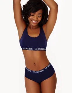 U.S. Polo Assn. 3PK BRALETTES WITH REMOVEABLE PADS -Modern Wear Shop NAVY 77493 cc23537d 5e3b 46af a931 32b1707afebb