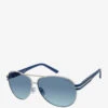 U.S. Polo Assn. MEN'S MODERN AVIATOR PILOT SUNGLASSES -Modern Wear Shop PA1013 SLVBL