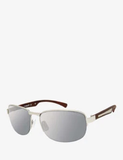 U.S. Polo Assn. MEN'S SEMI-RIMELESS RECTANGULAR METAL SUNGLASSES
