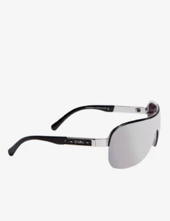 U.S. Polo Assn. MENS SHIELD SUNGLASSES -Modern Wear Shop PA1095 SLVBK 81402