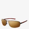 U.S. Polo Assn. MEN'S METAL RECTANGULAR WRAP SUNGLASSES -Modern Wear Shop PA1103 MBRN