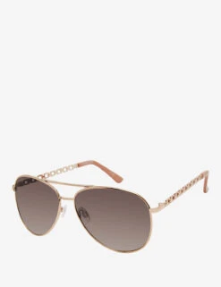 U.S. Polo Assn. LADIES METAL CHAIN AVIATOR SUNGLASSES