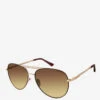 U.S. Polo Assn. LADIES CLASSIC AVIATOR SUNGLASSES -Modern Wear Shop PA5131 GLDBR