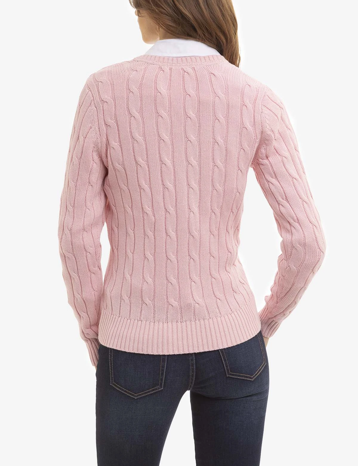 U.S. Polo Assn. V-NECK CABLE PULLOVER SWEATER 20 U.S. Polo Assn. V-NECK CABLE PULLOVER SWEATER - Image 18