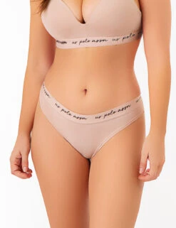 U.S. Polo Assn. 5PK MICROFIBER HI-CUT BIKINIS -Modern Wear Shop TANSET 77079