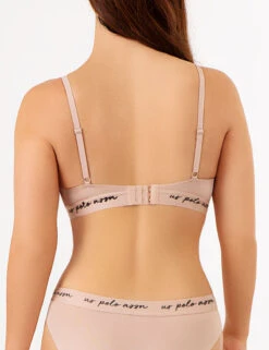 U.S. Polo Assn. 2PK WIRE FREE CLASP BACK BRAS WITH ADJUSTABLE STRAPS -Modern Wear Shop TANSET 77086