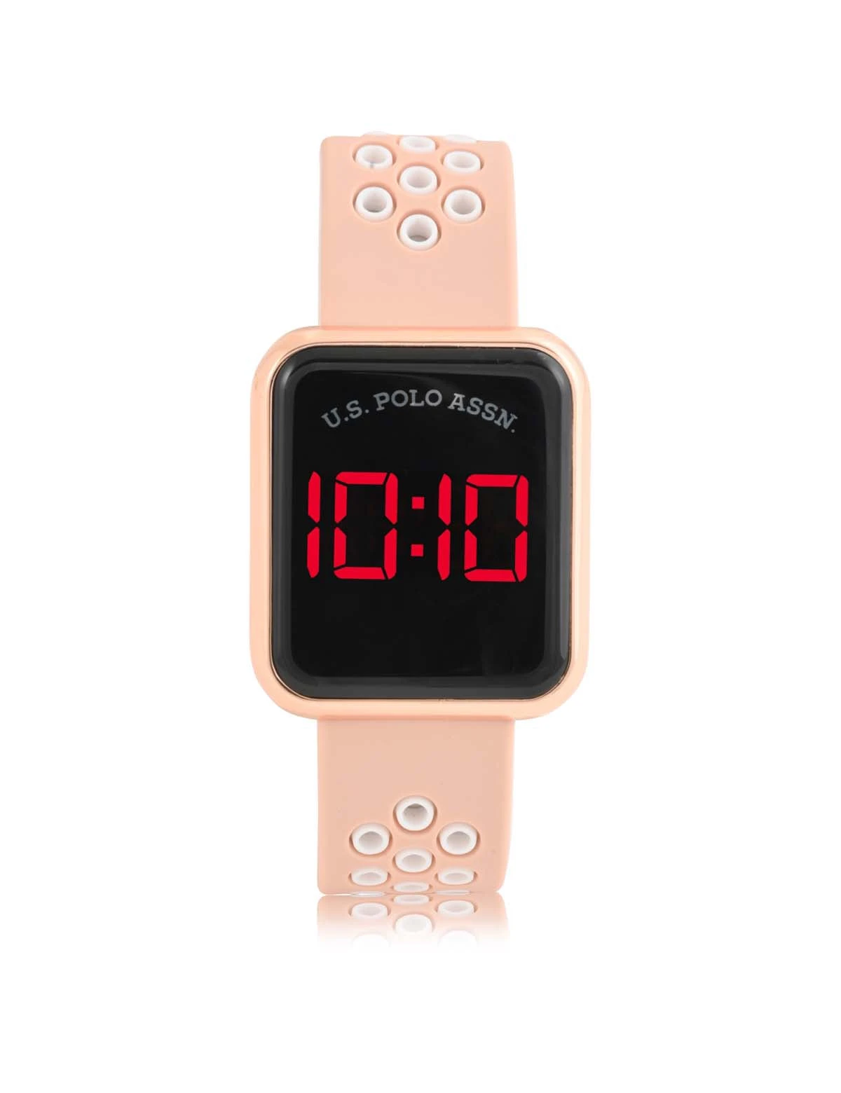 U.S. Polo Assn. LADIES LED SQUARE FACE WATCH & STACKABLE BRACELETS SET 10 U.S. Polo Assn. LADIES LED SQUARE FACE WATCH & STACKABLE BRACELETS SET - Image 8